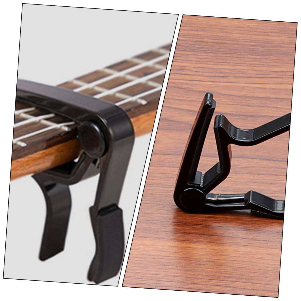 TOYANDONA 4piezas Capo Para Guitarra Acústica y Eléctrica Ligero y Portátil Fácil Para Transposición Musical Adecuado Para Ukulele y Guitarra Folk
