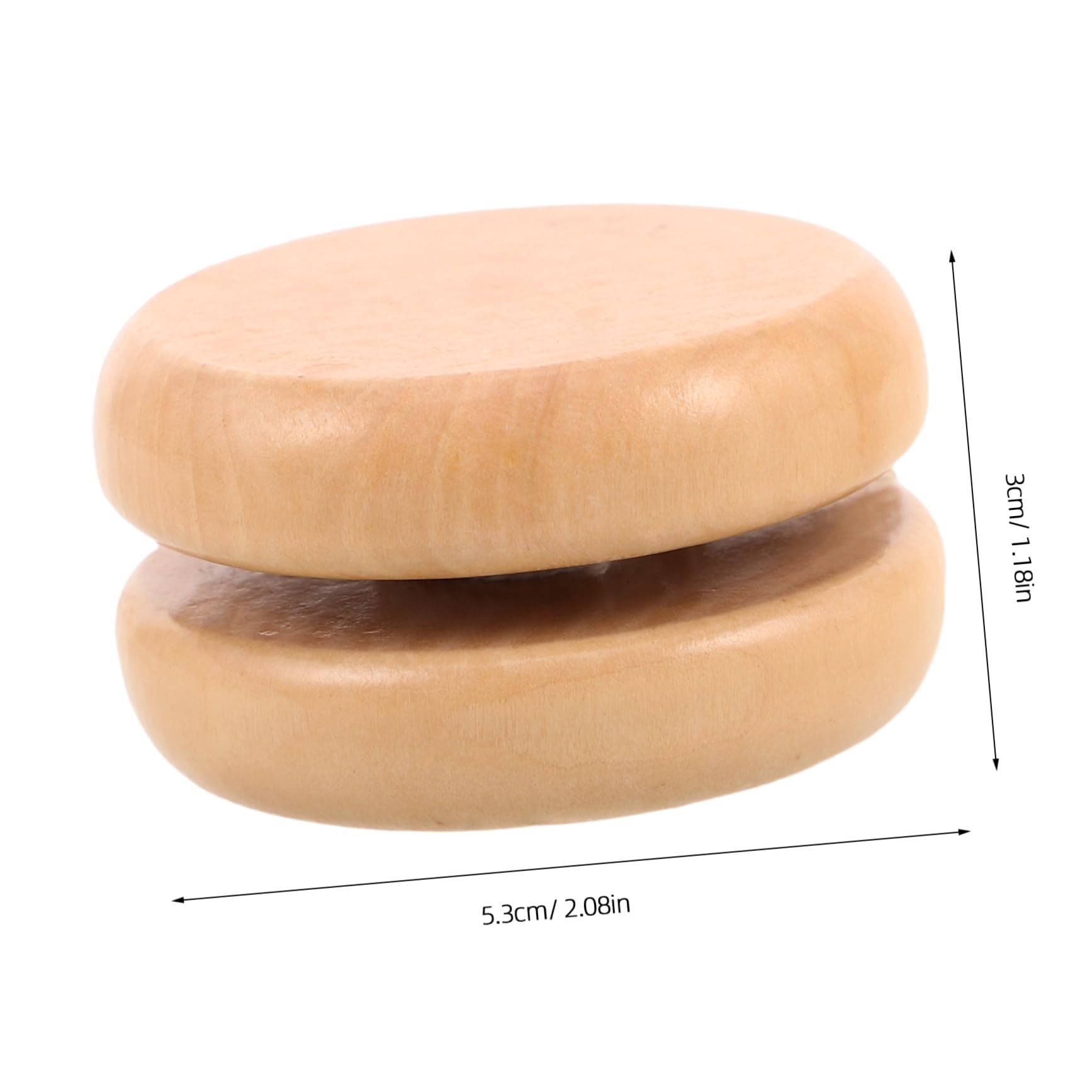 BESTonZON Wooden Yoyo for Kids Solid Plaything Yoyo String Replacement Party Essential Bulk Hand-Eye Coordination Toy