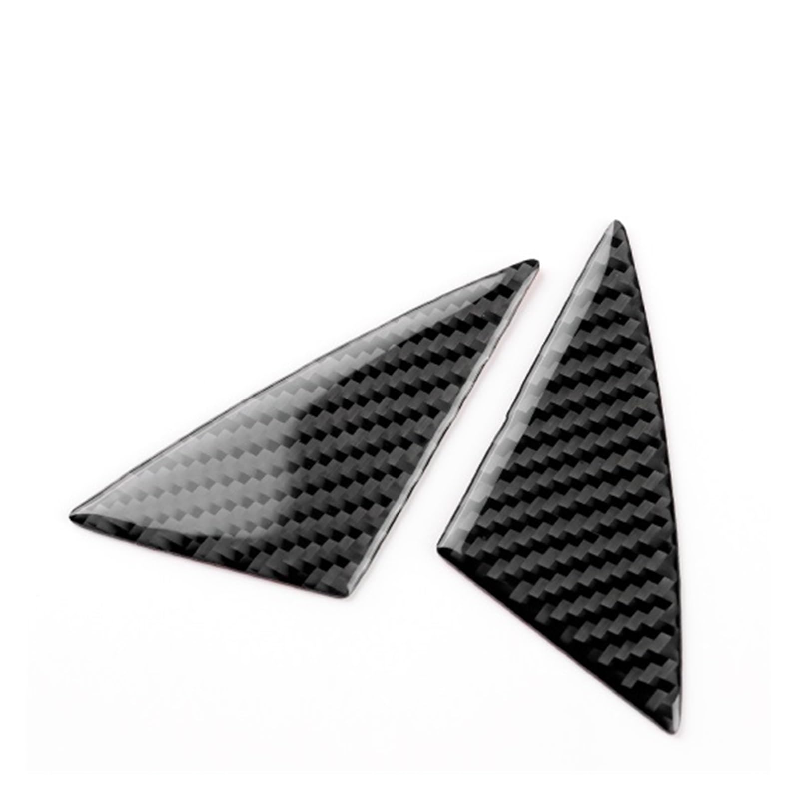 Car Trim Interior for Kia for Stinger 2019-2023 LHD RHD Car Door Triangle Interior Trim Accessories Soft Carbon Fiber Sticker Interior Mouldings(Black Carbon)