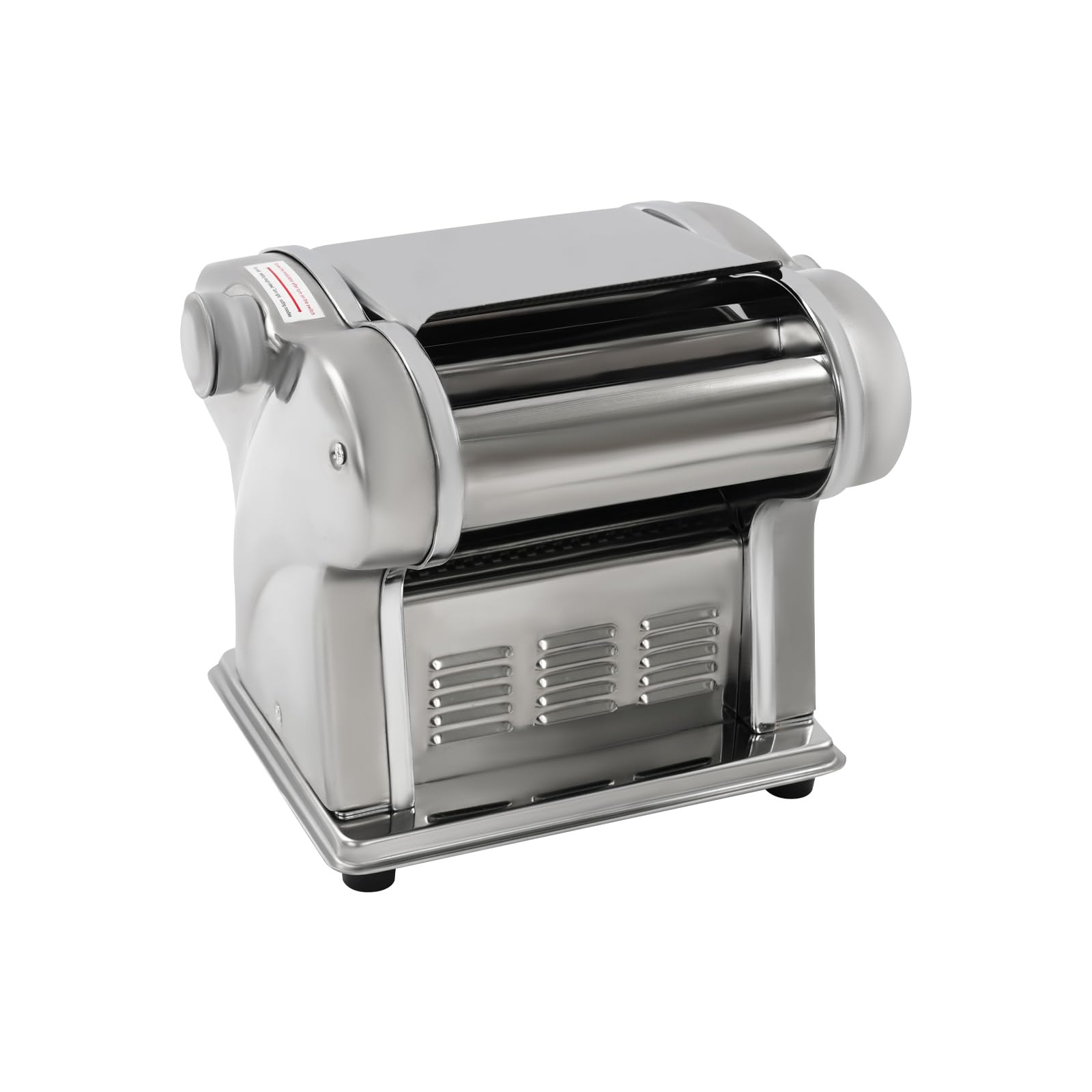 Máquina eléctrica de pasta de 135 W, 2 anchuras, 8 espesores | Acero inoxidable 410, cortes 1,5/4 mm, grosor 0,5-4 mm, enchufe de la UE