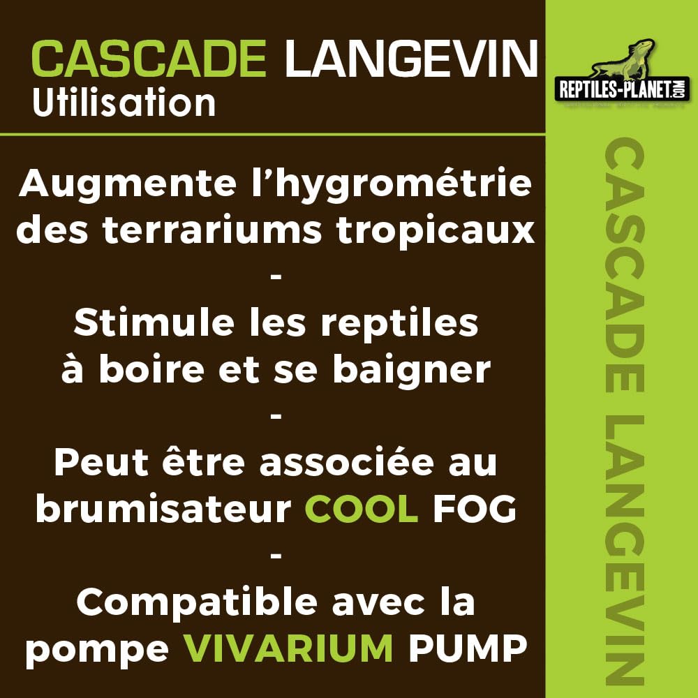 Reptiles Planet Cascade Langevin 20 X 21 X 23 cm
