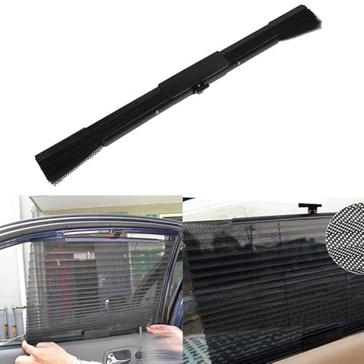 RATEHALF 2 Pc Auto Retractable Car Side Window Shade Curtain Sunshade