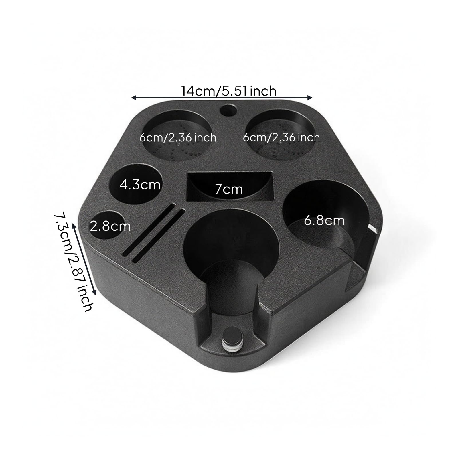 Qianly Estación Organizadora Estable Organizador Portafiltros Impermeable para Baristas, Cocina, 58mm, Style to 1