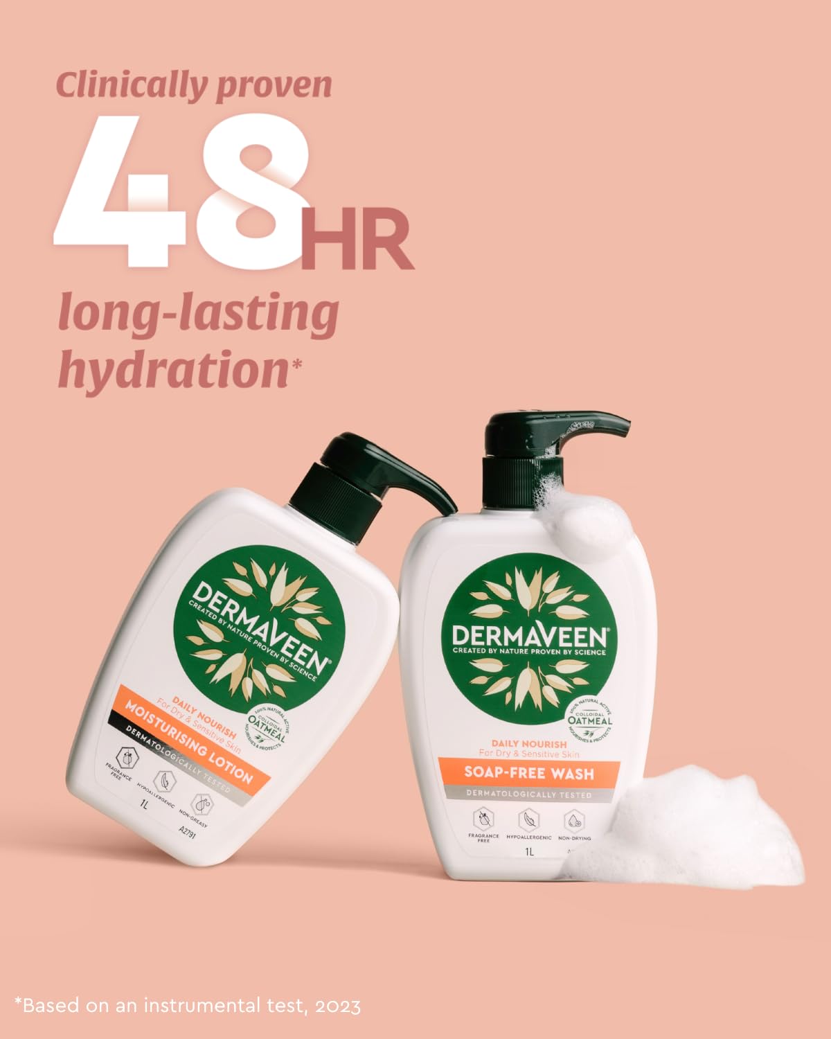 DermaVeen Daily Nourish - Loción hidratante (1 L)