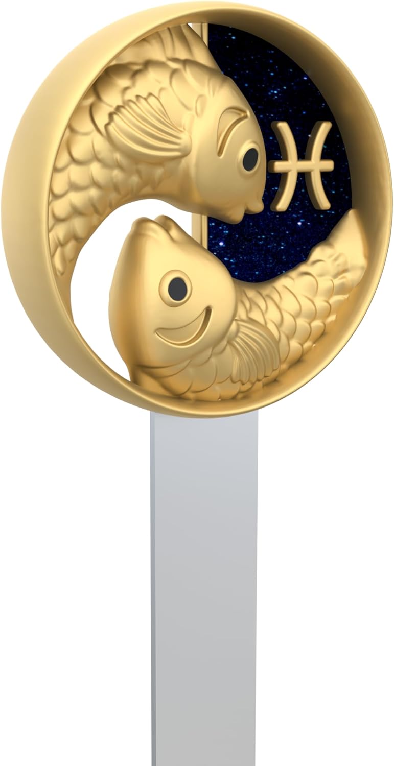 Metalmorphose - Fish Zodiac Sign Bookmark - Astrological Fish Sign - Gift for Men Women Kids