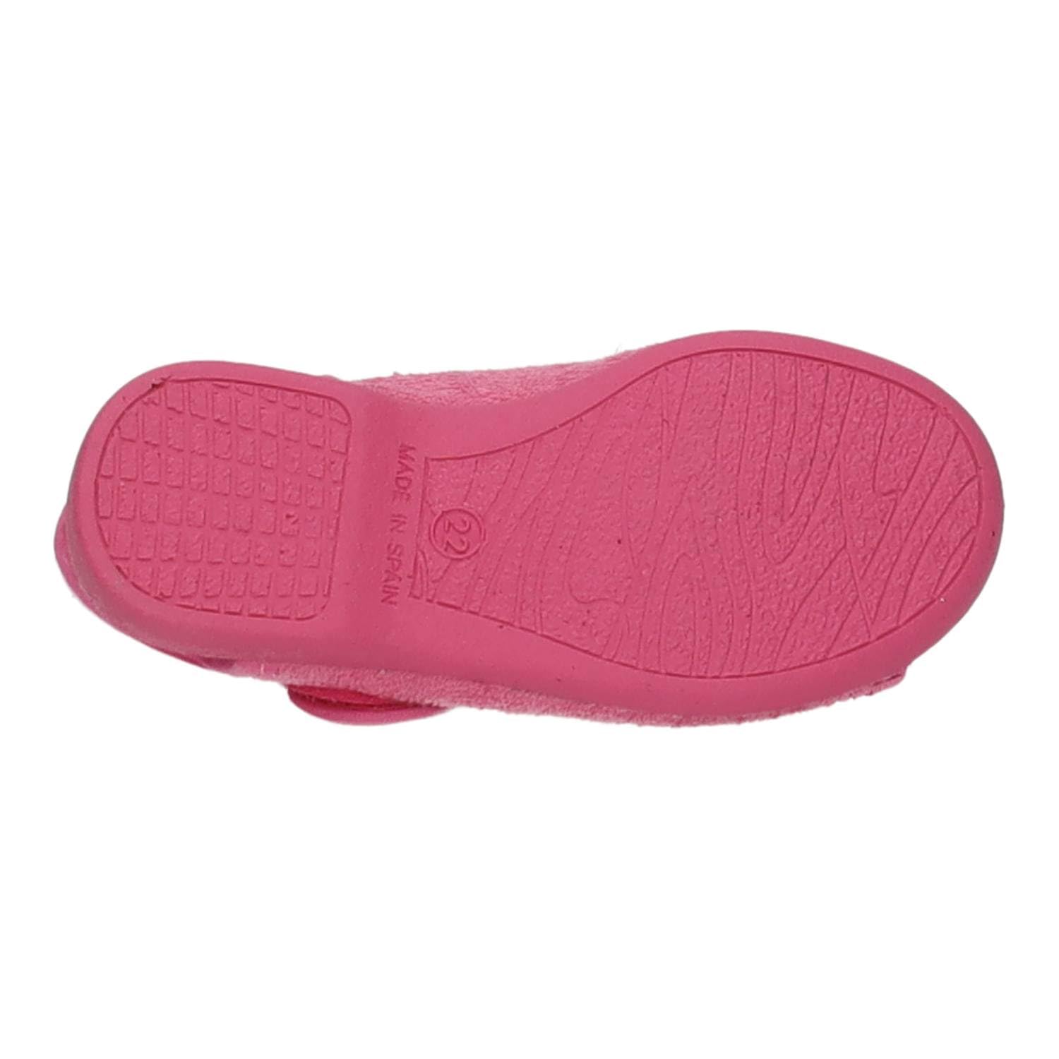 VULCA-BICHA 270 Zapatillas de casa para niña Vulca Bicha con Forro cálido y Suela Flexible, diseño Color Fresa NIÑA Zapatillas CASA