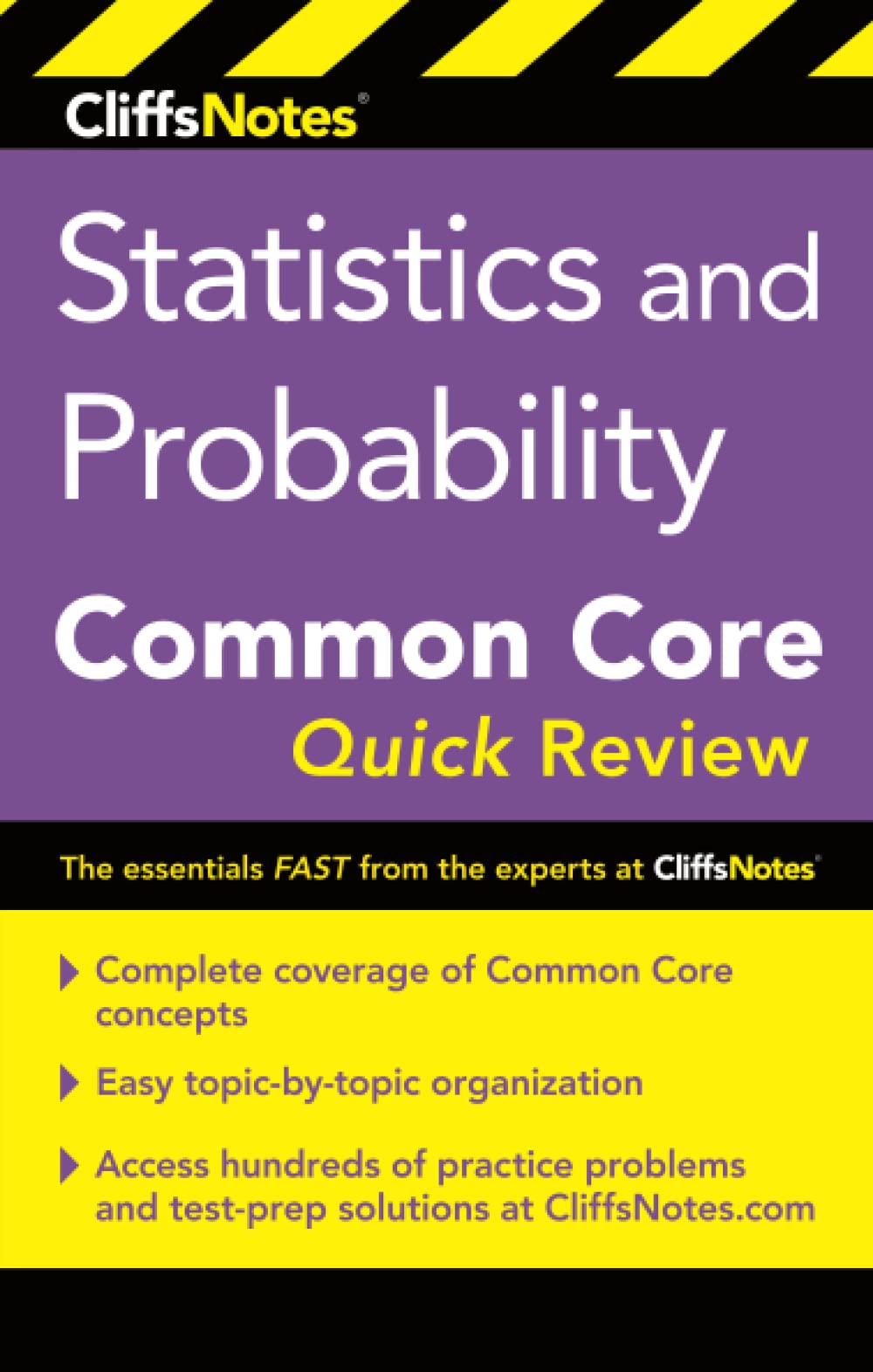 CliffsNotes Statistics and Probability Common Core Quick Review