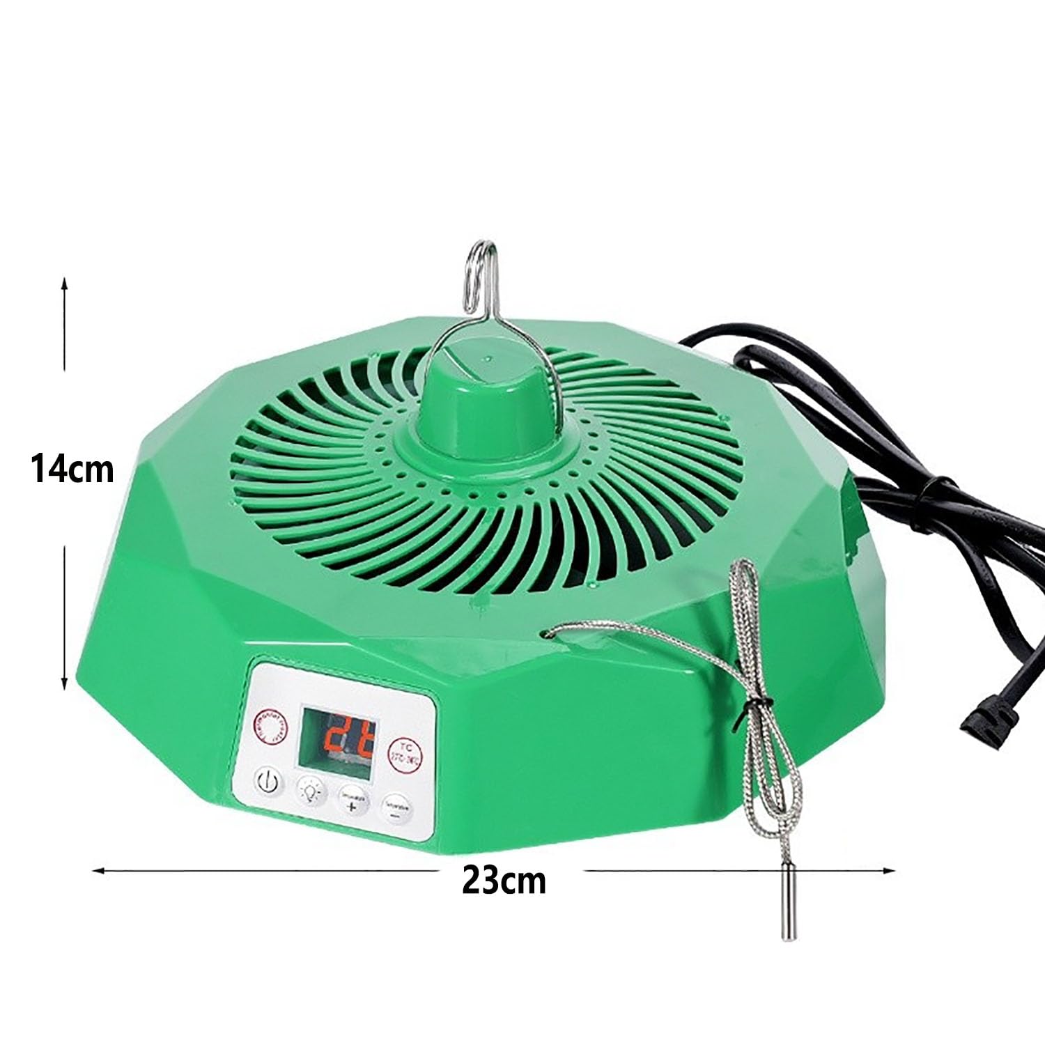 Lámpara De Calor Para Aves, Lámpara De Calor Para Pollitos, Calentador Para Gallinero Con Termostato Inteligente Y Lámpara De Calor, Rango De Ajuste De Temperatura De 27 °C a 36 °C Para Pollitos