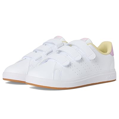 adidas Kids Advantage Base 2.0 Sportswear Shoes (Little Kid) Kids Shoes White/Bliss Lilac/Clear Pink