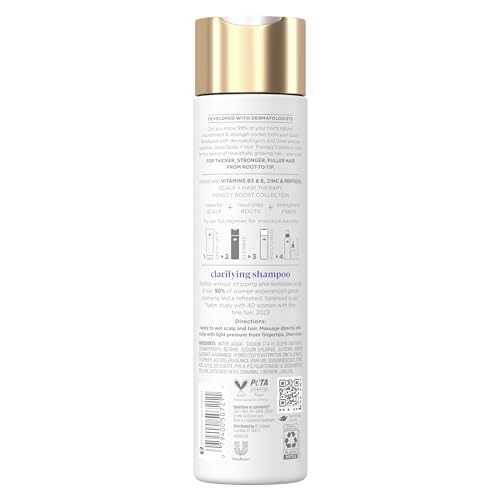 Dove DVE50721 Density Boost Clarifying Shampoo Scalp + Hair Therapy For Gentle Cleansing, With Vitamin B3, Zinc And 0% Sulfates thumb #1