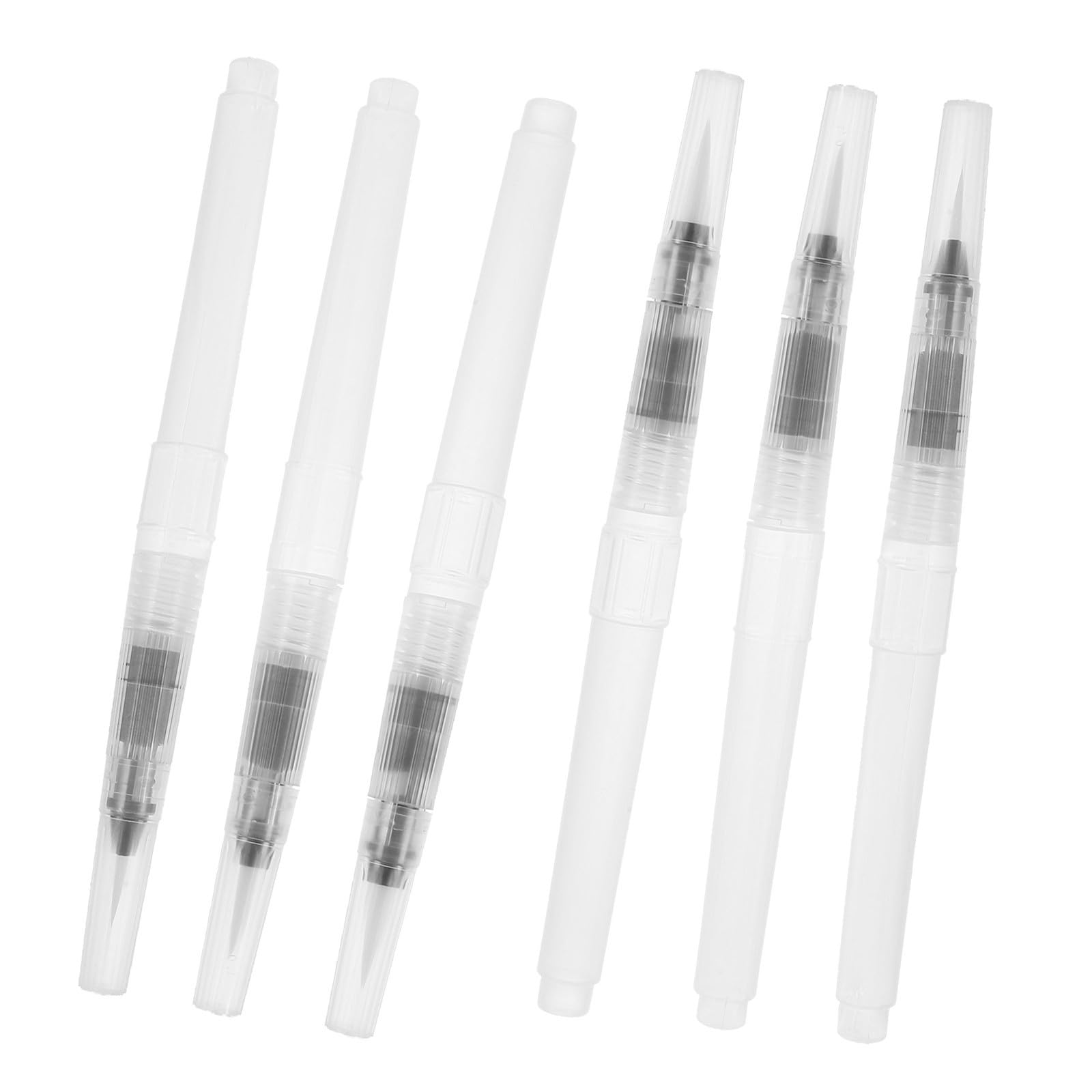 Pinceles de acuarela depósito de agua set de 6 pinceles nailon portátiles para pintar