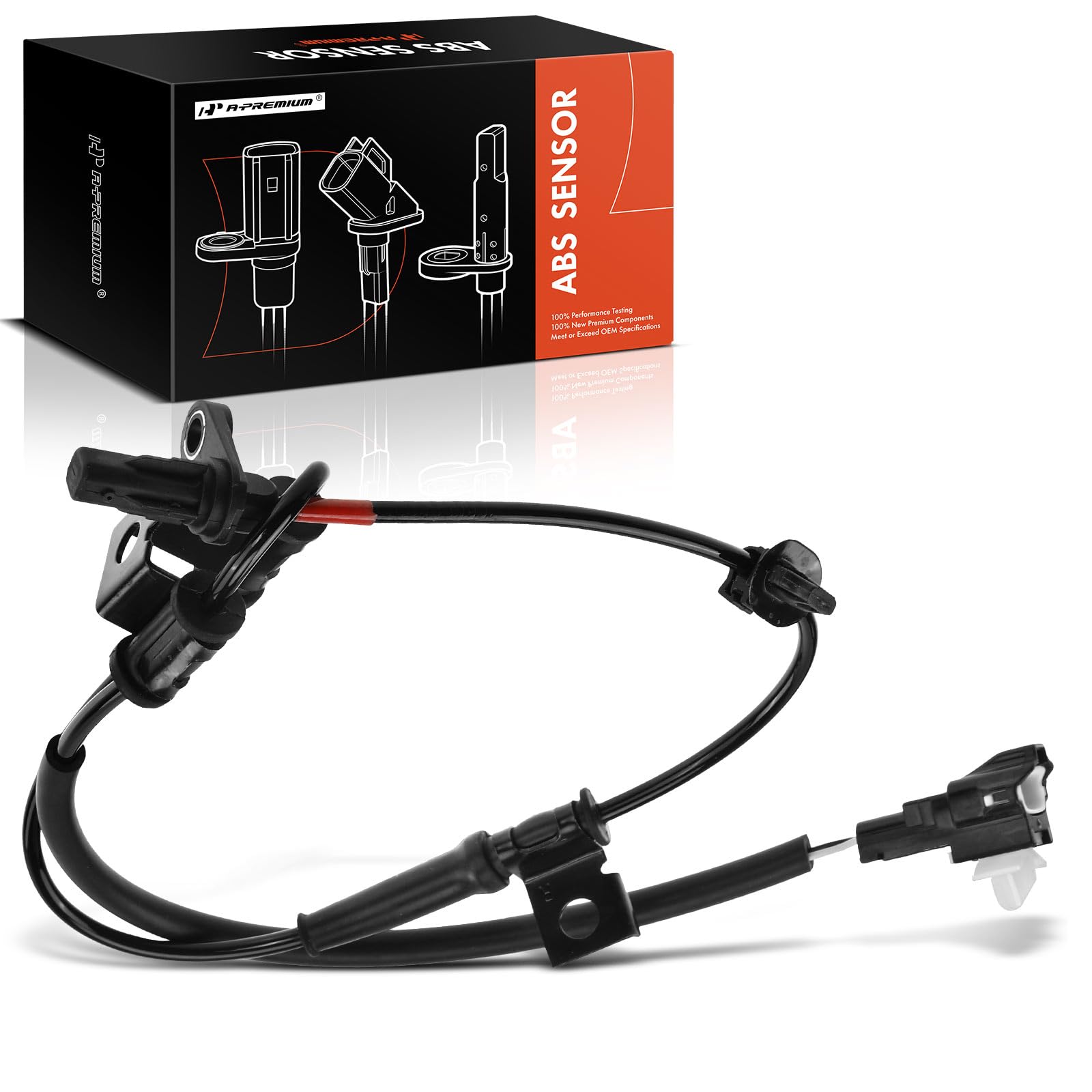 A-Premium ABS Wheel Speed Sensor Compatible with Hyundai Models - Sonata 2011 2012 2013 2014, 2.0L/2.4L - Front Right Passenger Side, Replace# 59830-3S300, 598303S300