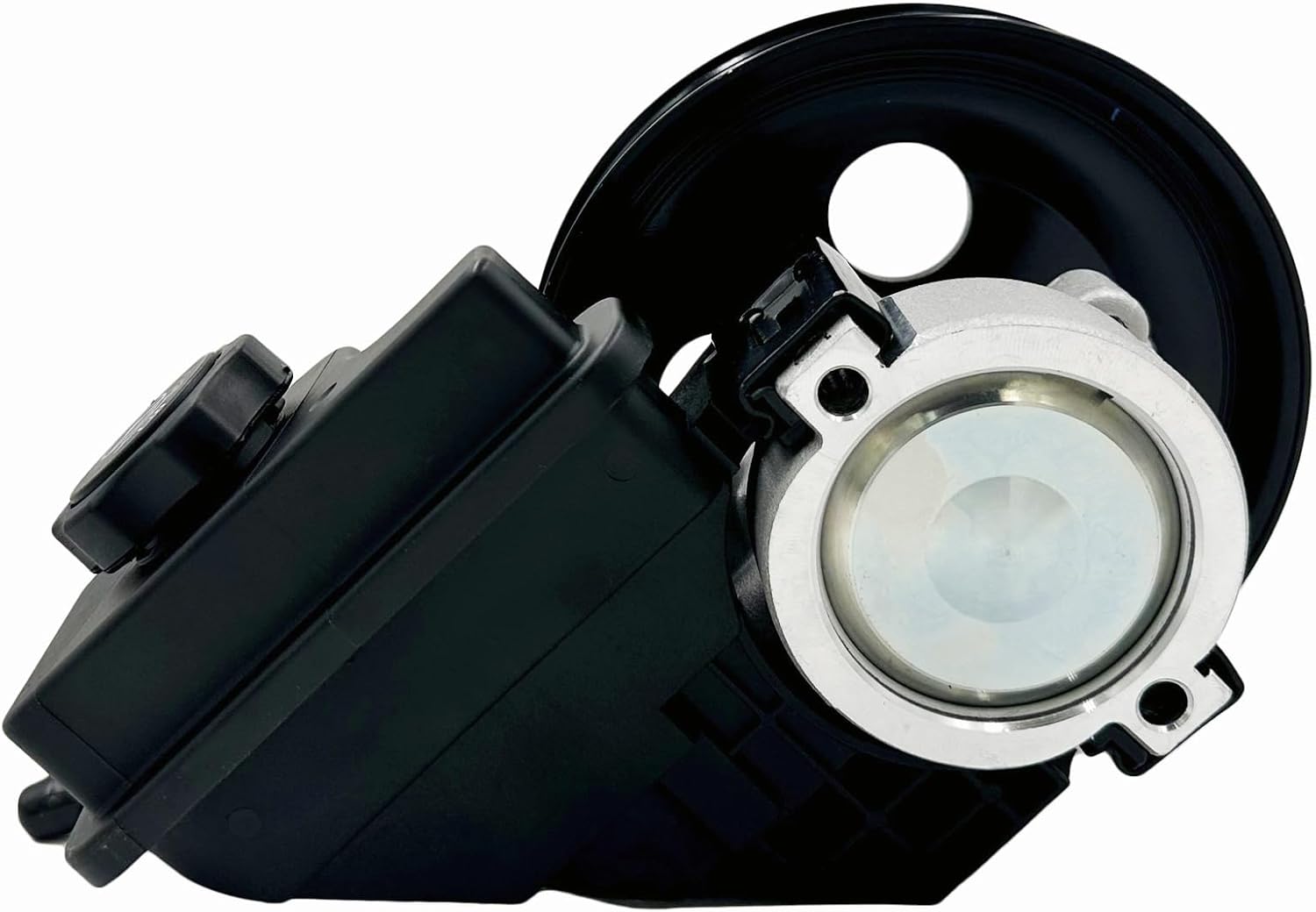 Power Steering Pump with Reservoir & Pulley,Compatible with Cadillac DTS 2006-2011 & Buick Lucerne 2006-2011 4.6L,20-71996