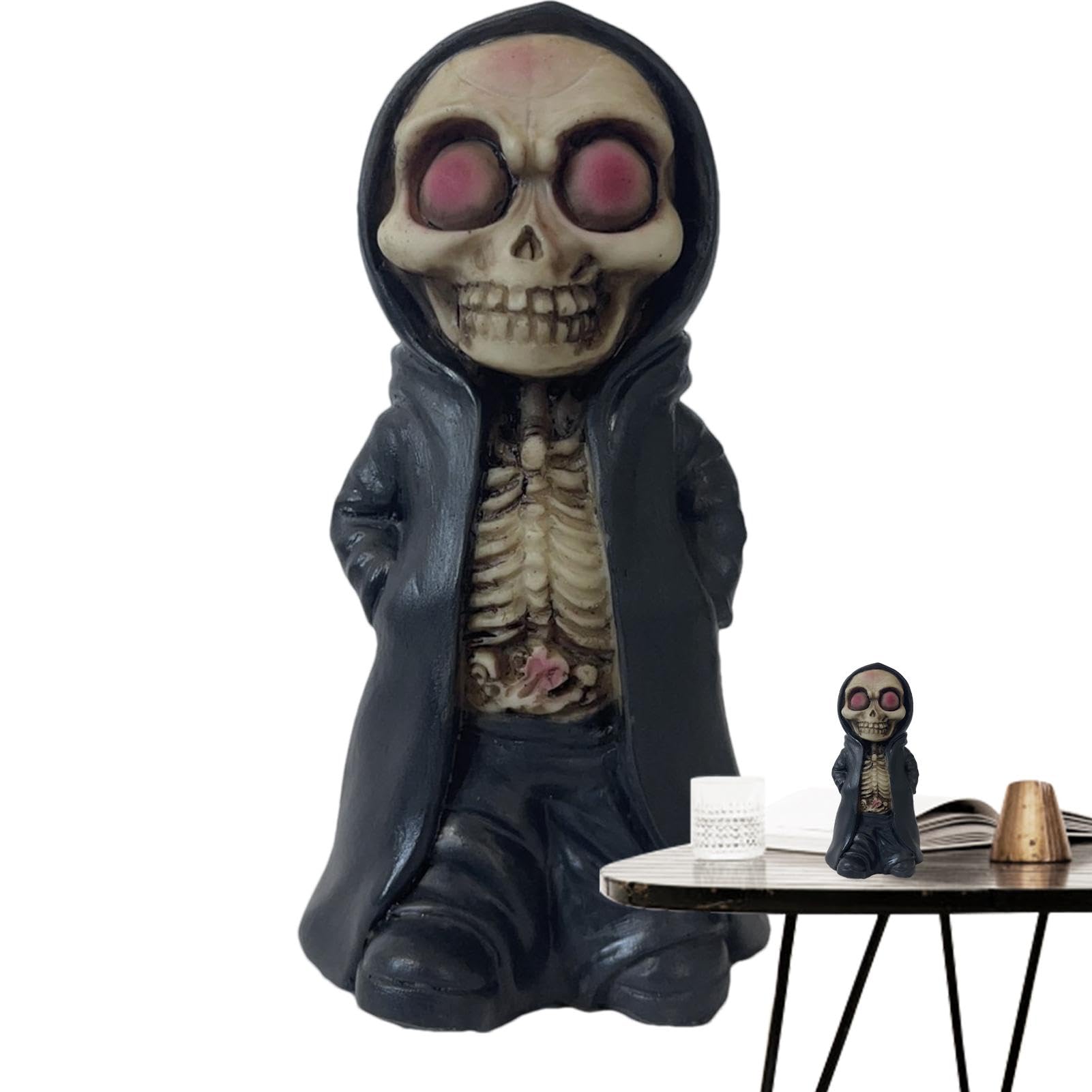 Statue Scheletriche Gotiche – Fantastiche Figure Scheletriche Spaventose, Statua Scheletrica In Resina, Souvenir Da Collezione, Scultura Gotica - 2