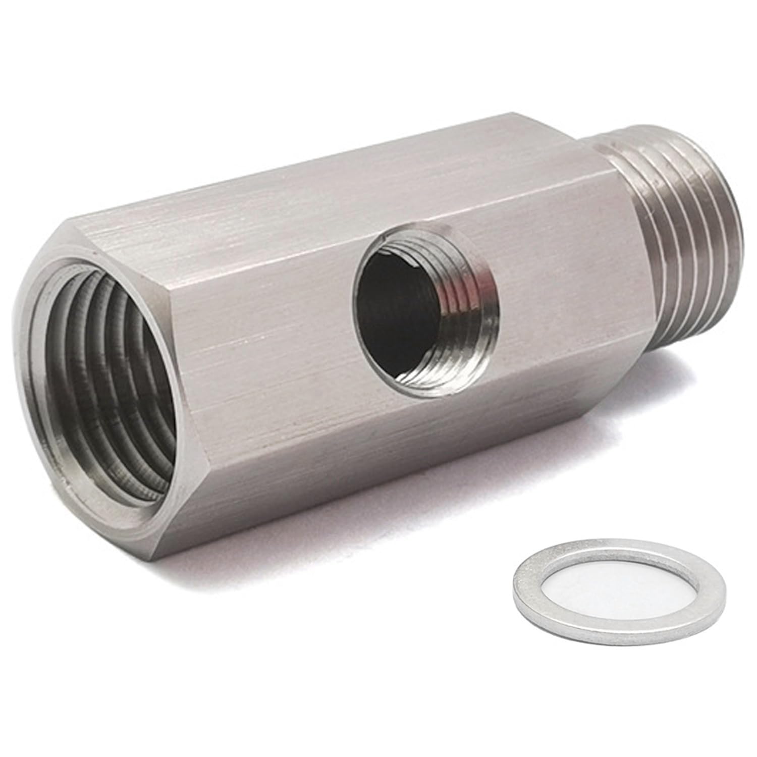 Amazon.com: Stainless Steel M16 x 1.5 Male to 1/8 NPT Tee Oil