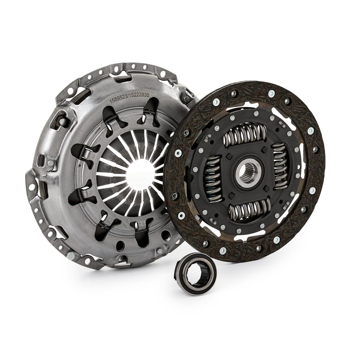 RIDEX 479C0386 Kit de embrague con placa de apriete de embrague con plato de embrague con cojinete de desembrague sin volante motor Compatible con SKODA Fabia II Combi 545