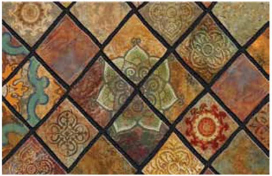 Masterpiece Macedonia Door Mat, 18-Inch by 30-Inch