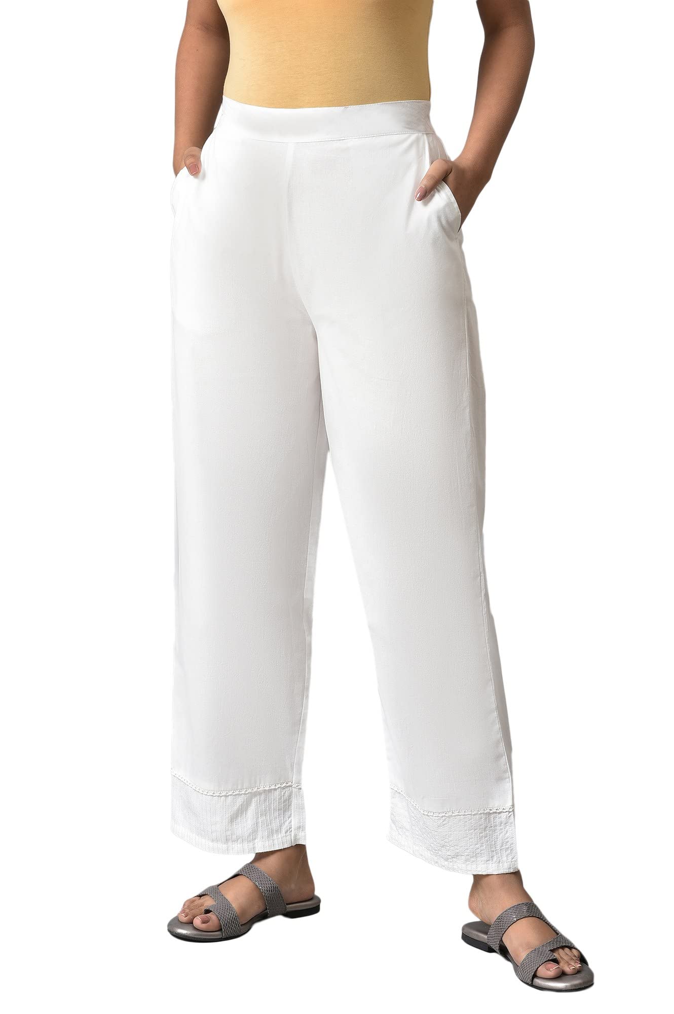 aurelia Women's High Rise Loose Fit Palazzo-picture-22