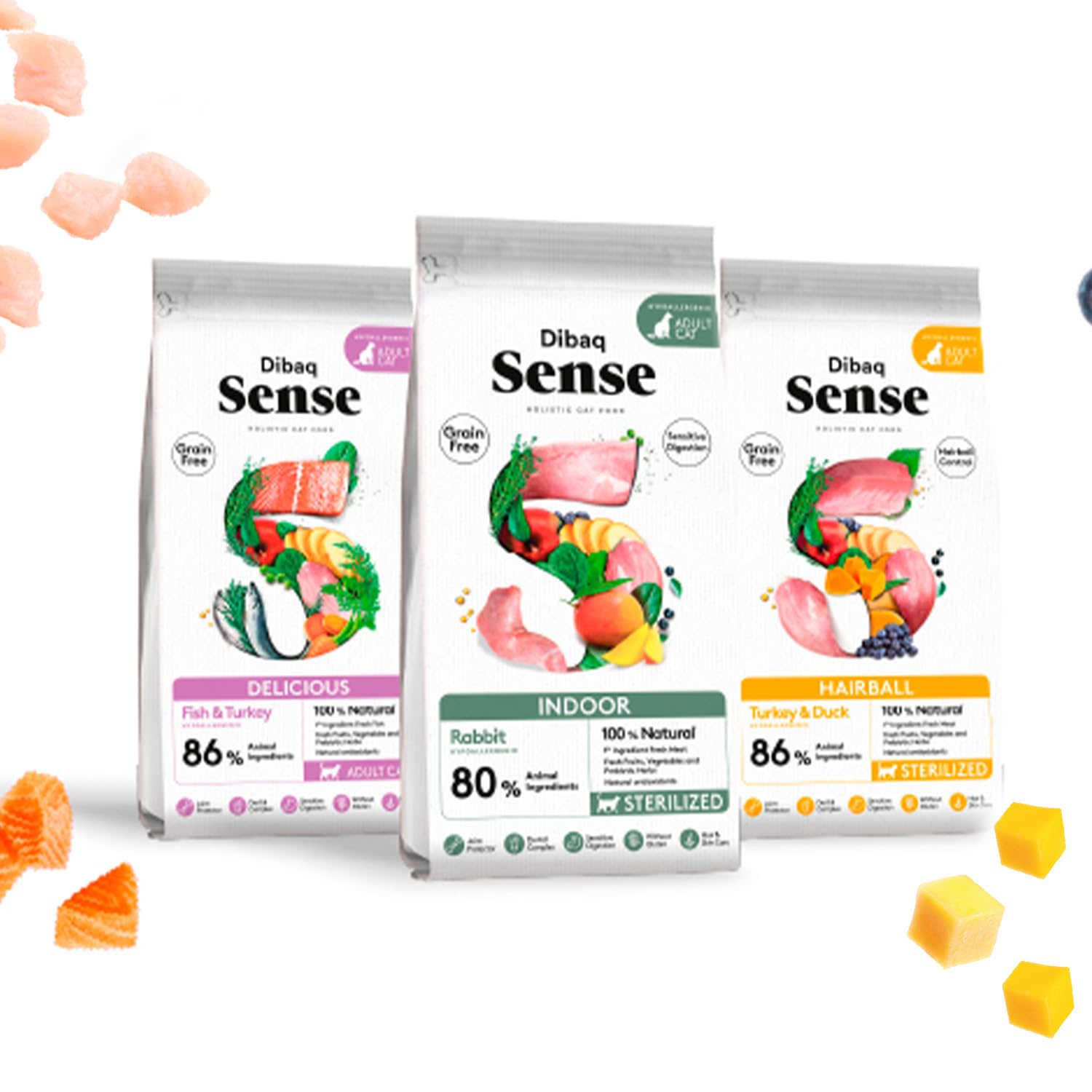 Dibaq Sense sans Céréales Hairball Stérilisé, 6 kg