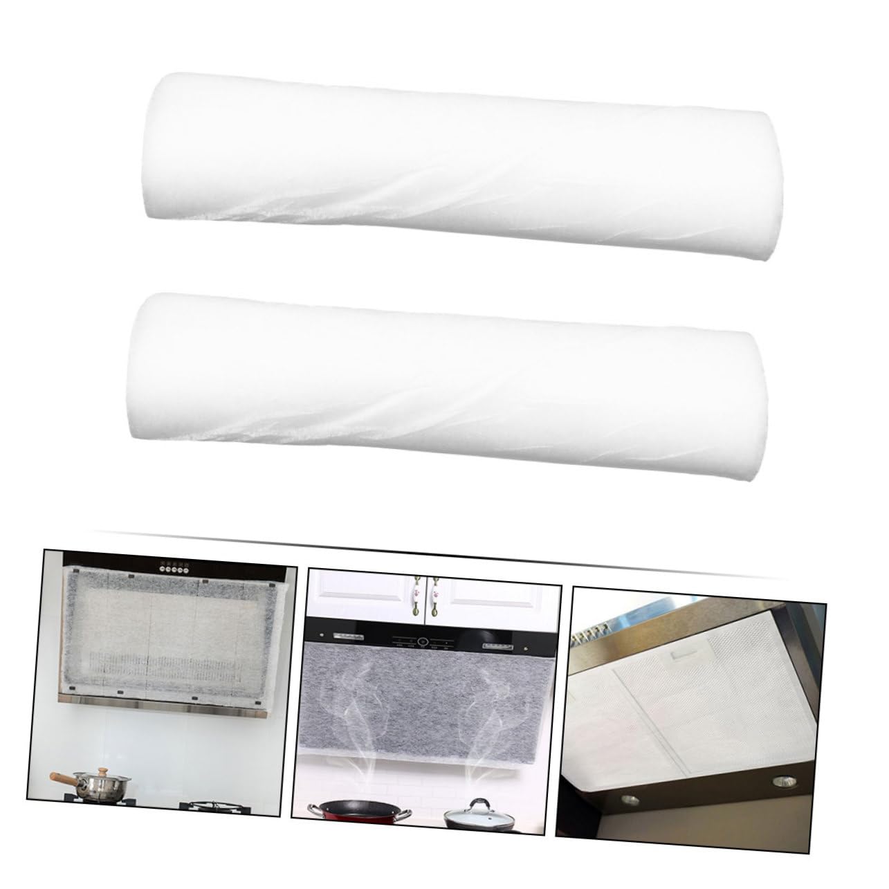 Lurrose 3 Series 3 Juegos De Filtros De Grasa De Repuesto Para Campana Extractora De Cocina Filtro De Absorción Reemplazable Papel Absorbente Para Campana Extractora Filtro De 2 rollos*3