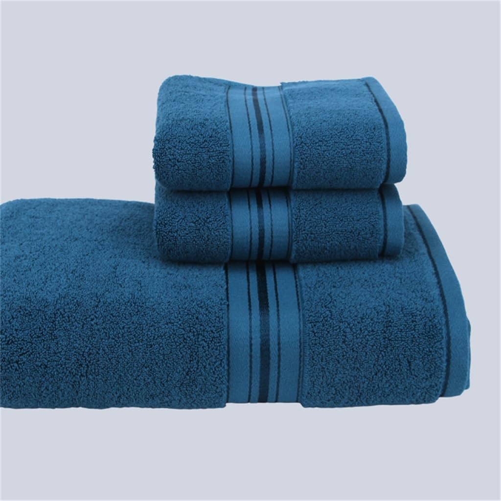 Men Women 3 Piece Bath Towels Men Women Adult Bath 70 * 140 Bath Towels Men Women Bath(D)