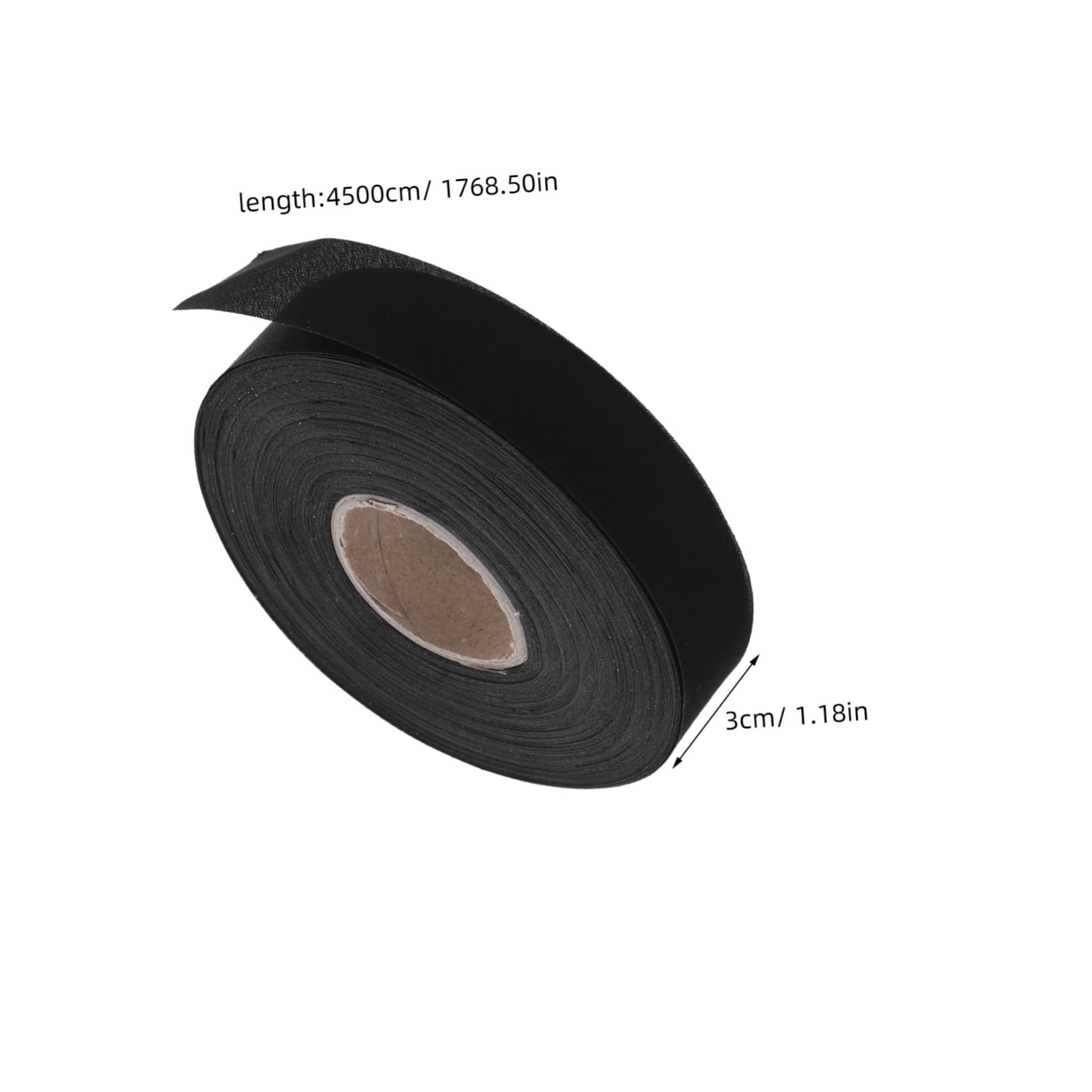 ORFOFE 4 Rouleaux Ruban Ourlet Twill pour Couture Rideaux Bordure pour Projets DIY de Couture Finition Soignée et pour Décoration Intérieure
