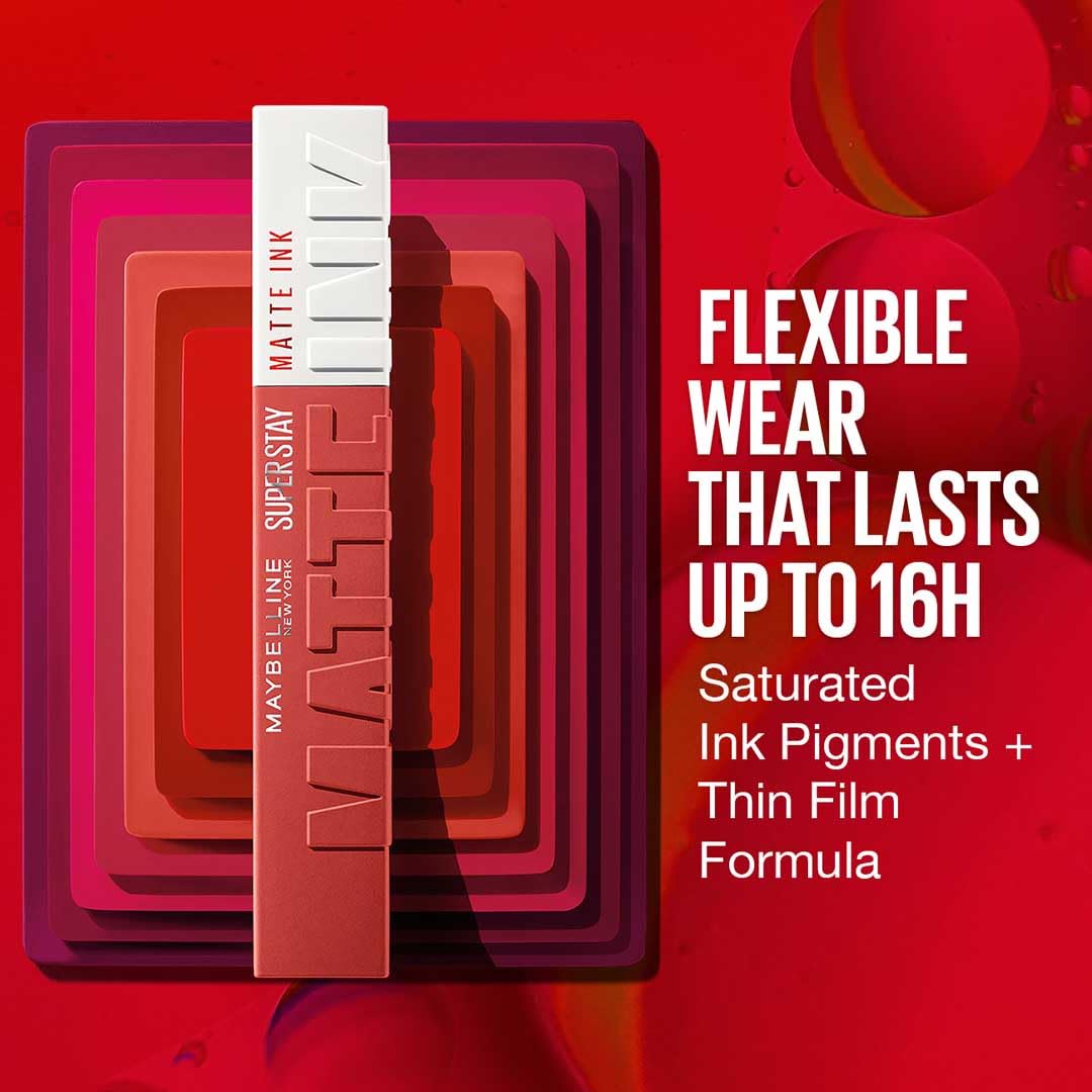 Maybelline New York Super Stay Matte Ink Likit Mat Ruj - 510 Charmer (2 paketi)