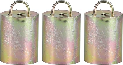 Amazon Co Jp カウベル 牛の屋外ストックファーム用の3個の合金家畜ベル肥厚アンチロストシープベル B ミュージック