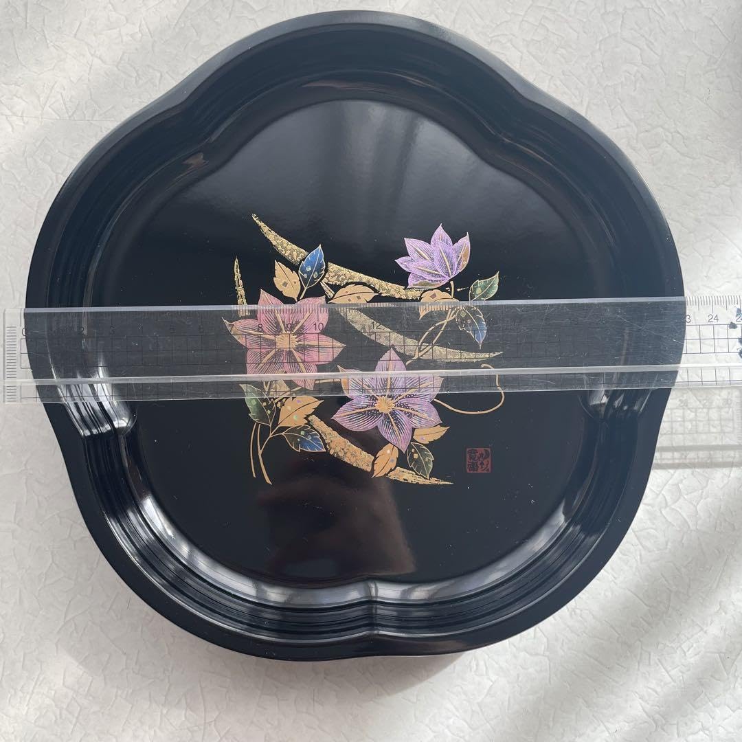Amazon.co.jp: 山本寛斎 茶菓セット 華仙 KANSAI URUSHI 漆 菓子鉢