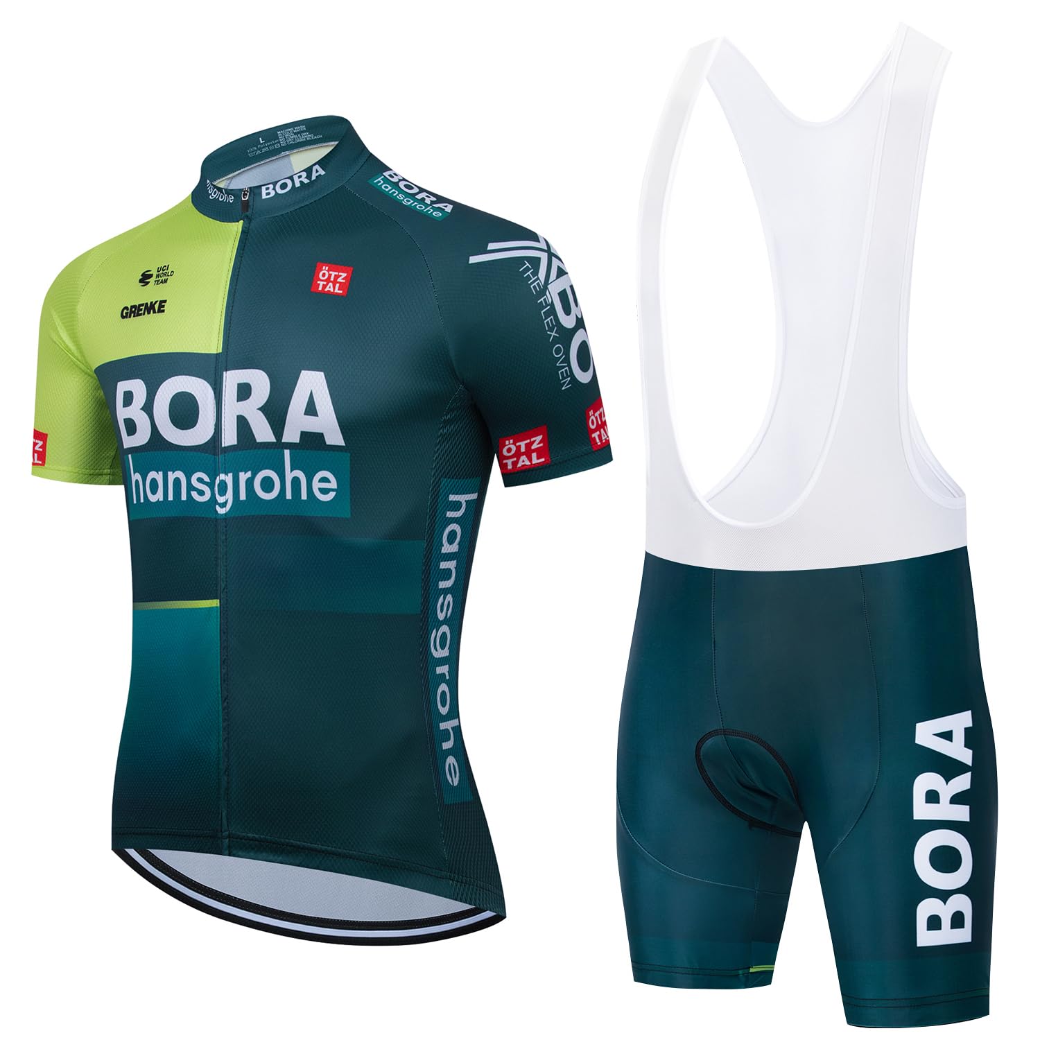 Cycling Jersey Men Set Bib Shorts Set Summer Mountain Bike Bicycle Suit Anti-UV Bicycle Team Racing Uniform Clothes