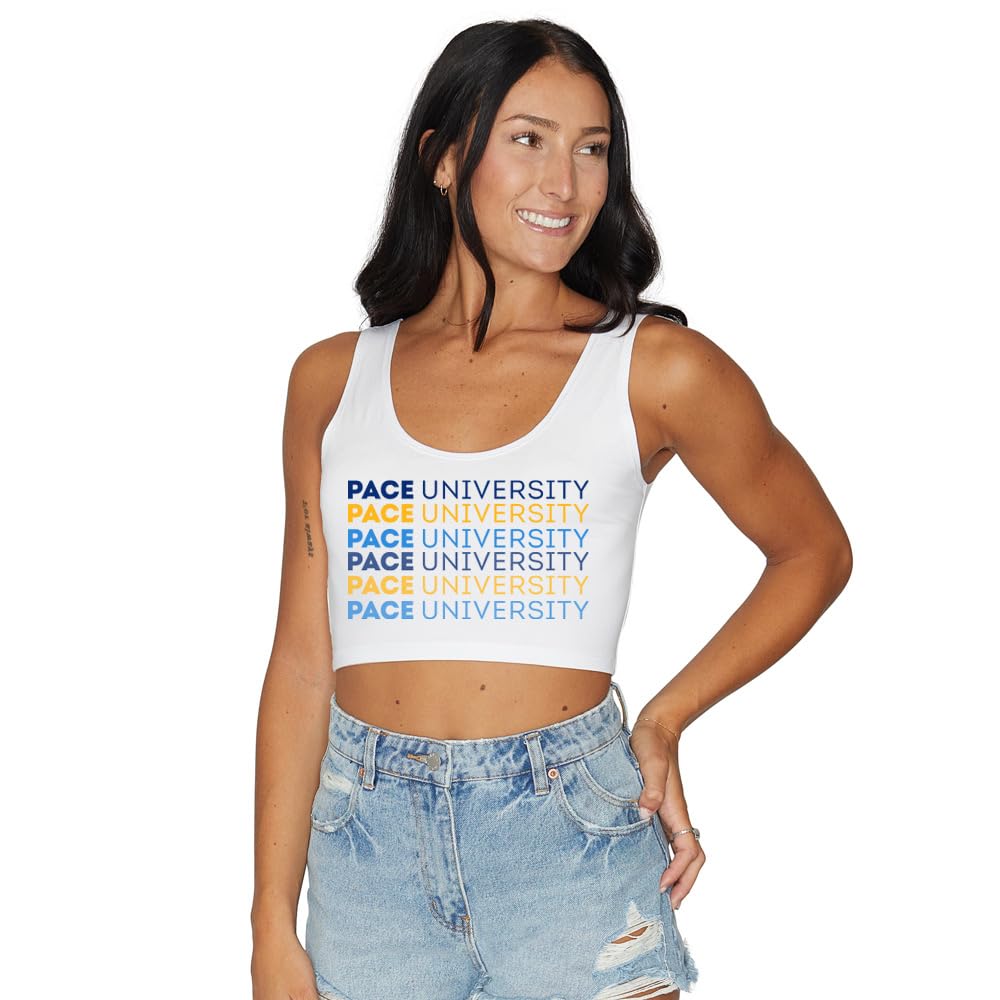Lojobands Women's College Gameday Outfit Tank Top Tailgate Crop Top One Size Fits Most