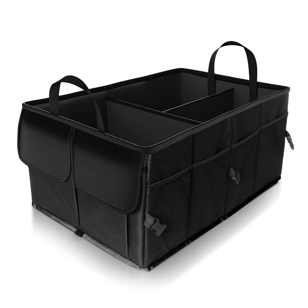 Sac De Rangement Coffre Voiture Pliable - Tissu Oxford Imperméable - 56x40x26 Cm - Poches Multiples