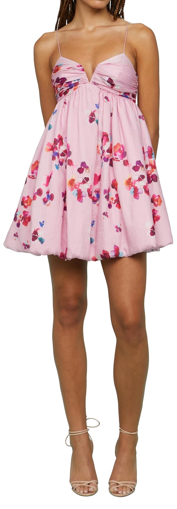 AMUR Women's Kimberly Mini Dress, Mosaic Poppies, 4 by AMUR - Image 3