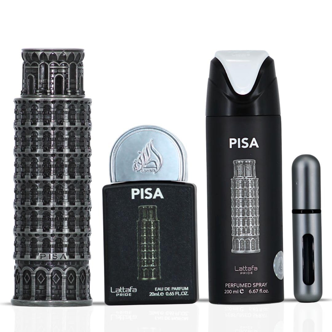 Amazon.com : Lattafa Pride Pisa 3-Piece Gift Sets – Long Lasting