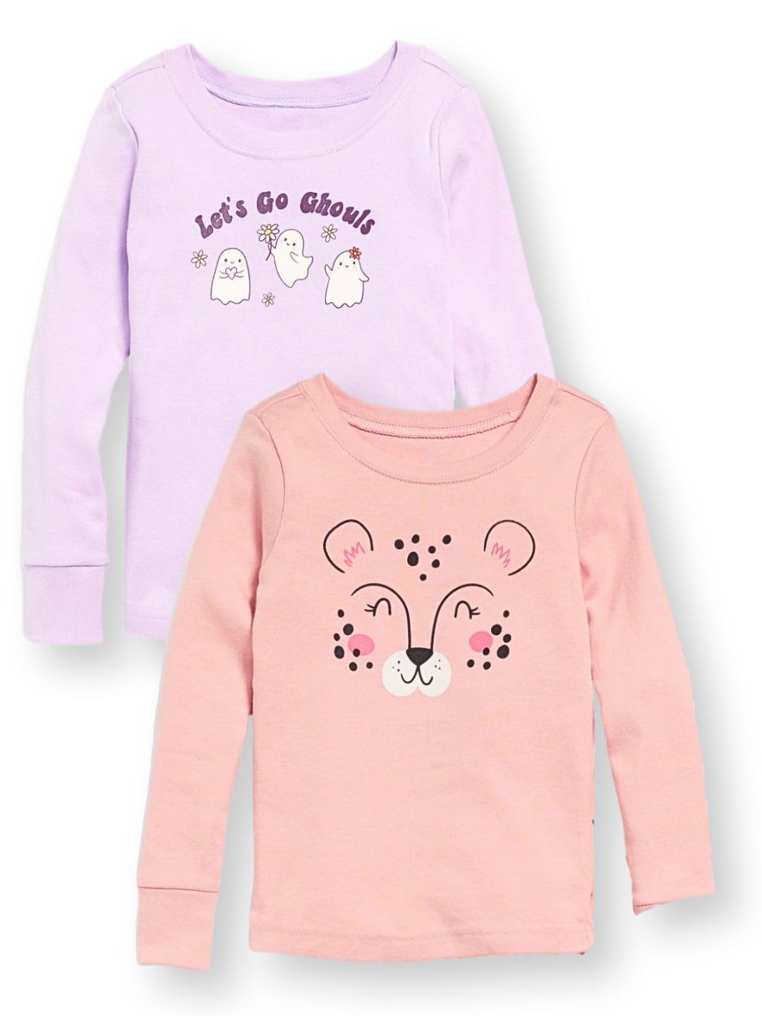 TuddyBuddy Baby Girl's 100% Organic Cotton Ribbed Long Sleeves Tops/T-Shirt (4 Years-5 Years, Pack of 5, Assorted) - Image 3 thumbnail