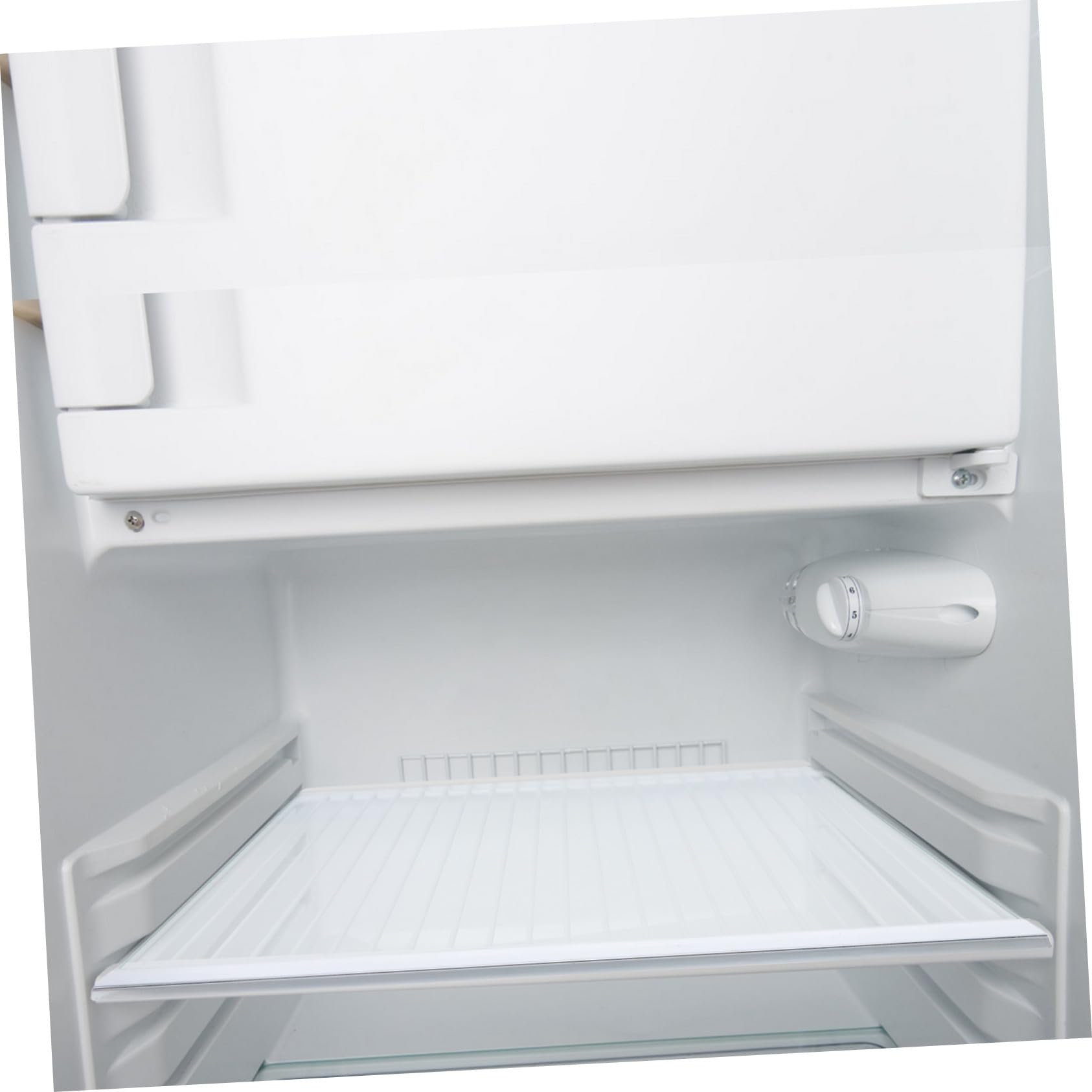 Angoily Estante de Vidrio Alta Visibilidad y Optimización de Espacio para Refrigerador Adecuado para Almacenamiento y Organización de Alimentos