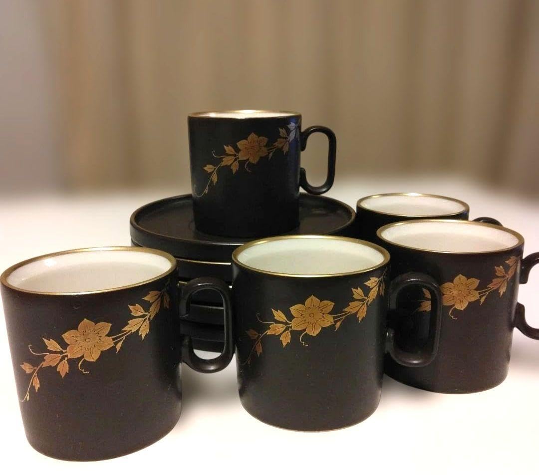 Amazon | 中山陶器 デミタス カップ＆ソーサー 5客 | ノーブランド品