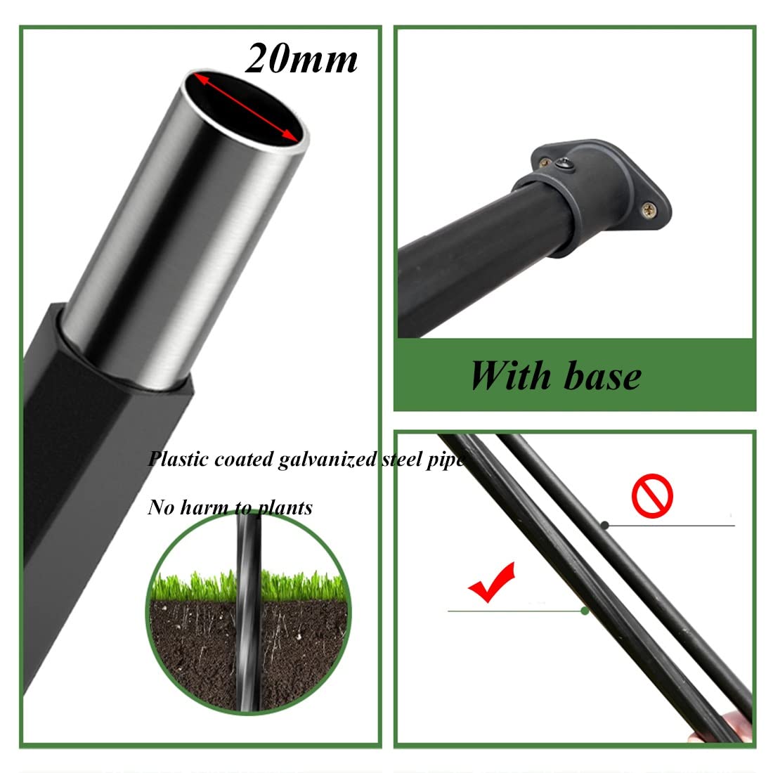 Arco de metal de 40 cm para plantas trepadoras y rosas, enrejado de jardín para rosas, soporte de plantas al aire libre, accesorios de jardín