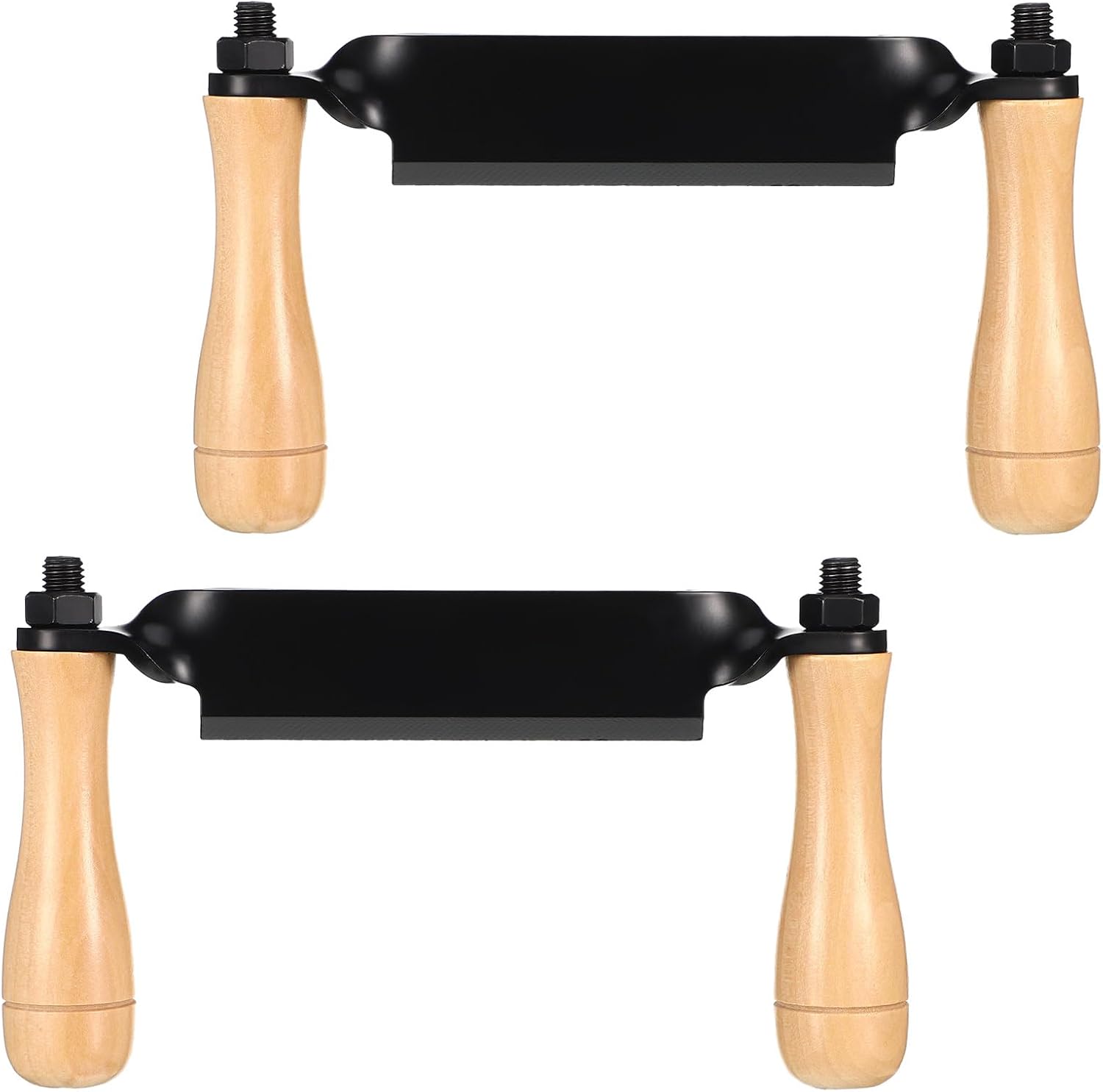 WILLBOND 2 Pcs Draw Shave Knife Set Draw Shave Knife Curved Draw Knife