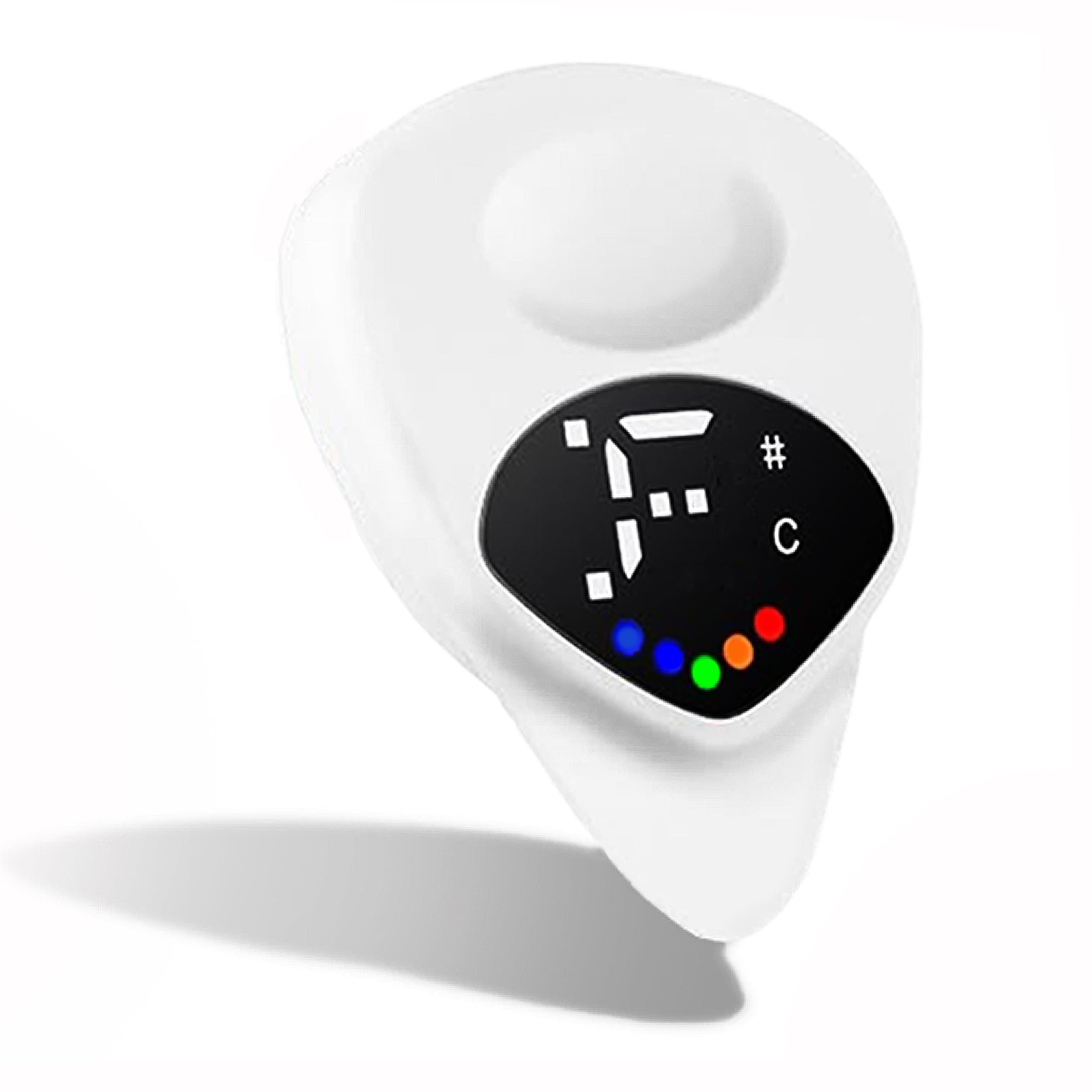2-in-1 Guitar Tuner and Pick - Digital Clip-On Tuner with LED Display for Acoustic, Electric, Bass Guitar, Ukulele, Mandolin - Accurate, Compact, Easy to Use, Perfect for Beginners and Pros