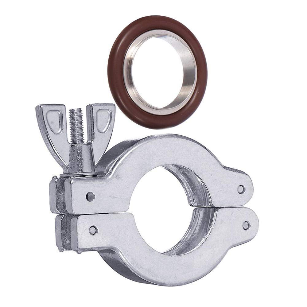 Evita fugas en sistemas KF25 con la abrazadera de aluminio y anillo con junta Viton SS304