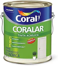 CORALAR ACRÍLICO MAIS DESEMPENHO PALHA 3,6L - CORAL