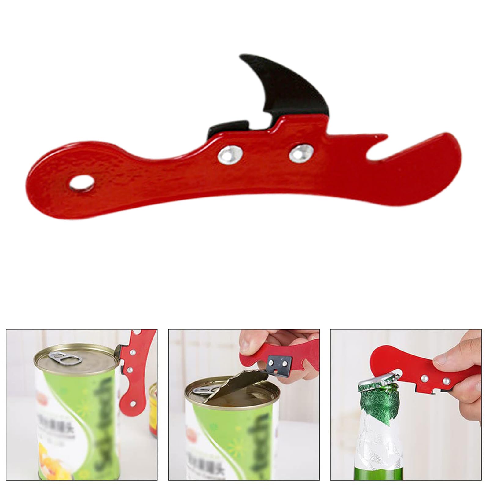 3 Pcs Bottle Opener Durable Multi Purpose Can Opener Multi-Function Manual Tin Opener for Kitchen Dining Room and Bar - Image 4