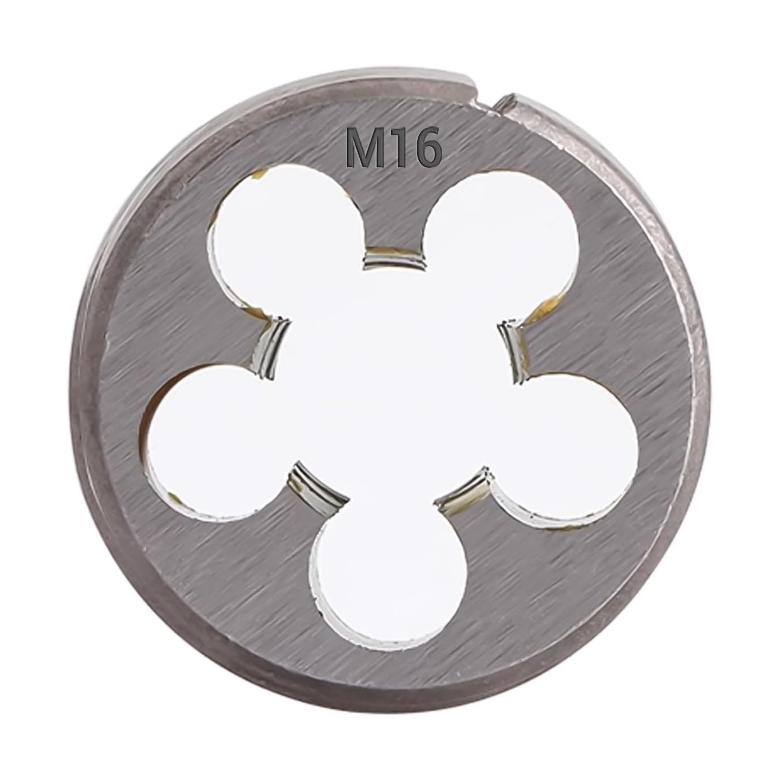 1pcs M16x2.0mm Metric Round Threading Die, Alloy Steel Machine Thread Right Hand Round Die for Threading Mold Process Machining Repair Screw Cutting Fixed Tool