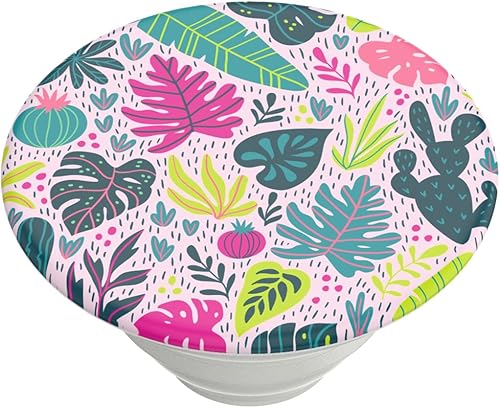 Miniatura 7 de PopSockets PopGrip con tapa intercambiable para teléfonos y tabletas (Leaf Me Alone)