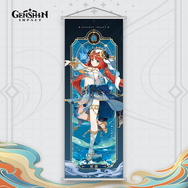 Amazon.co.jp: 原神 タペストリー ナヒーダ 放浪者 雷電将軍 楓原万葉