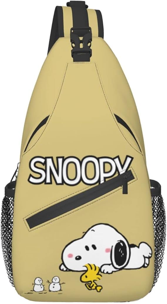 Amazon スヌーピー Snoopy 雪だるま ボディバッグ メンズ レディース 大容量 防水 ショルダーバッグ 斜めがけ ワンショルダーバッグ 10 5インチ Ipad収納 アウトドア スポーツバッグ 防水 軽量 通勤 通学 旅行 カジュアル つちいろ Jaden ボディバッグ ワンショルダー