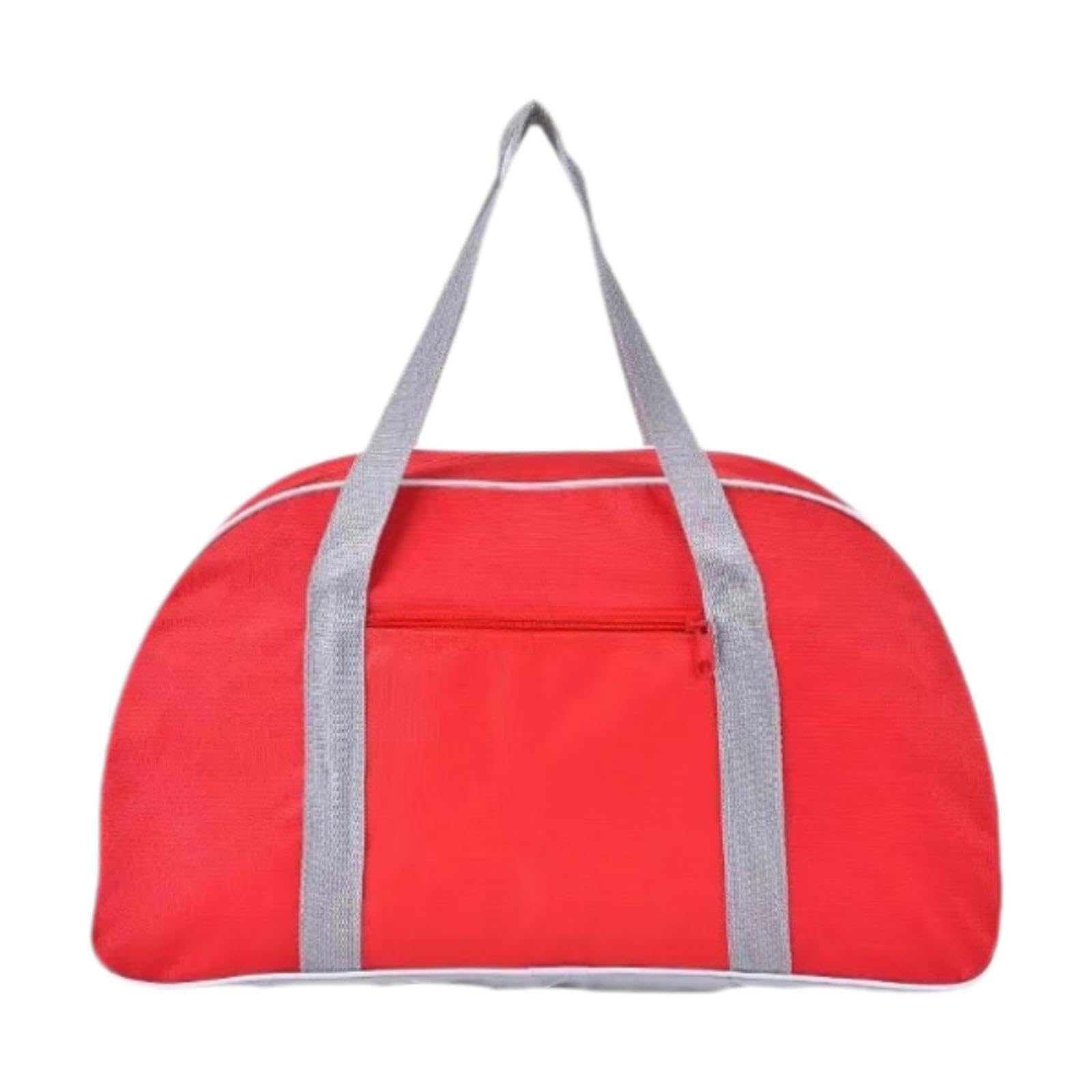 Travel Duffle Bag Weekender Bag Gym Bag Handbag for Exercise Fitness Weekend Red-image-47
