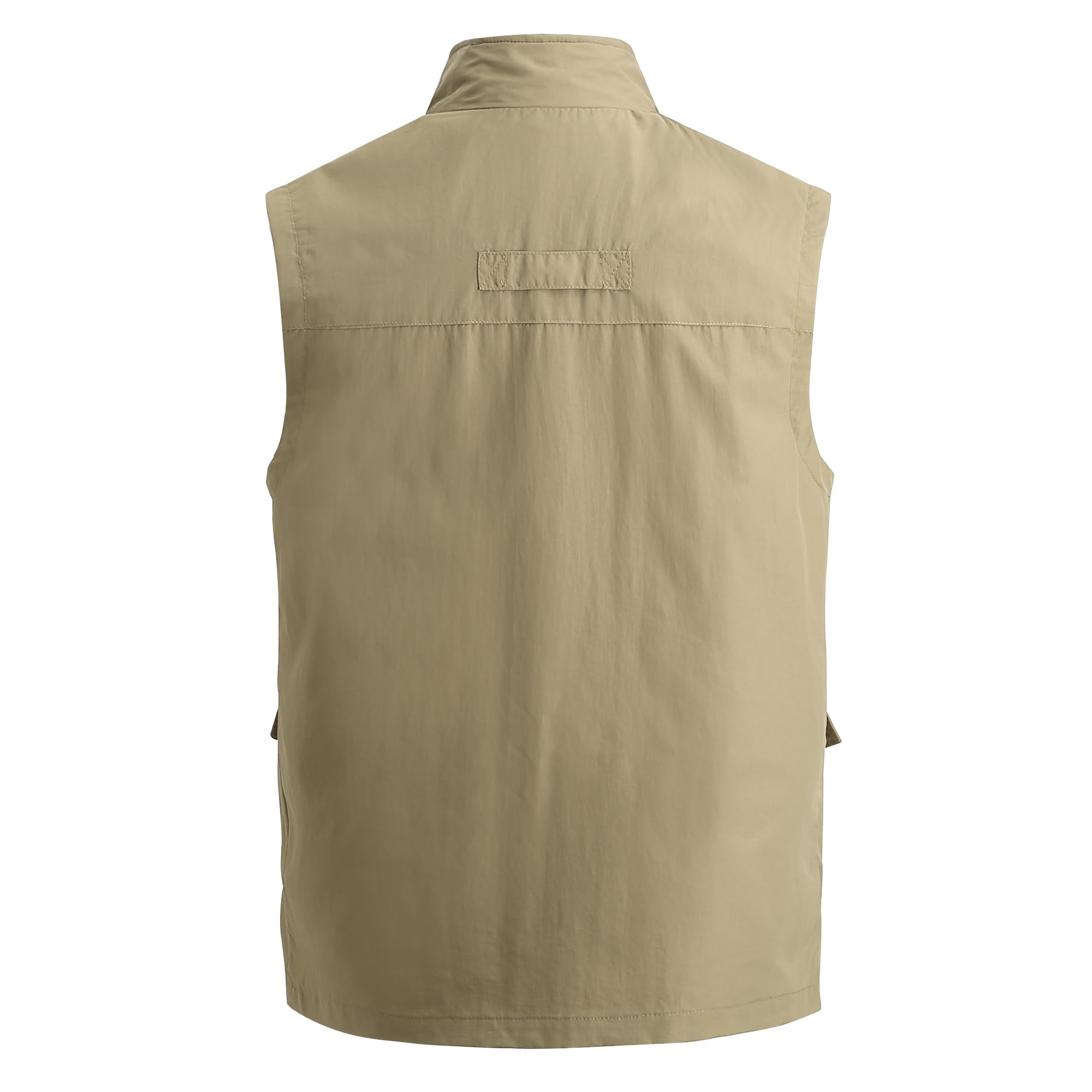 Herren Outdoor Weste mit Vielen Taschen schnelltrocknend Multifunktions Weste Leicht Atmungsaktiv Anglerweste Sport Weste Camping Fotografie Weste Freizeit Ärmellos Jacke
