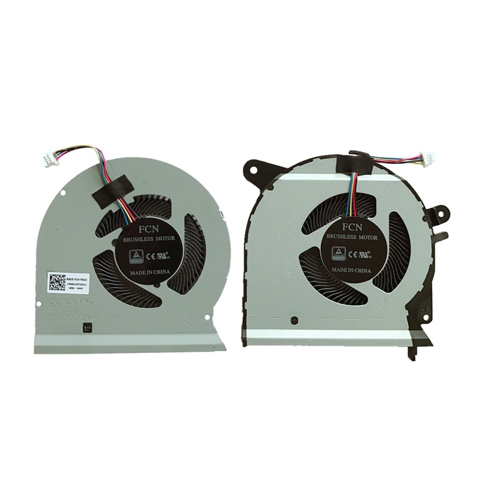 Lap CPU GPU Ventola di Raffreddamento Notebook PC, Compatibile for ASUS, ROG GL503 GL503VM DC12V 1A DFS2013126Q0T FK07 FCN DFS2013126R0T FK06 Ventilatore(Left And Right Fan)